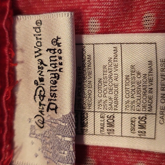 Walt Disney World Minnie Mouse soft velour embrodiered zip up hoodie - Picture 2 of 3